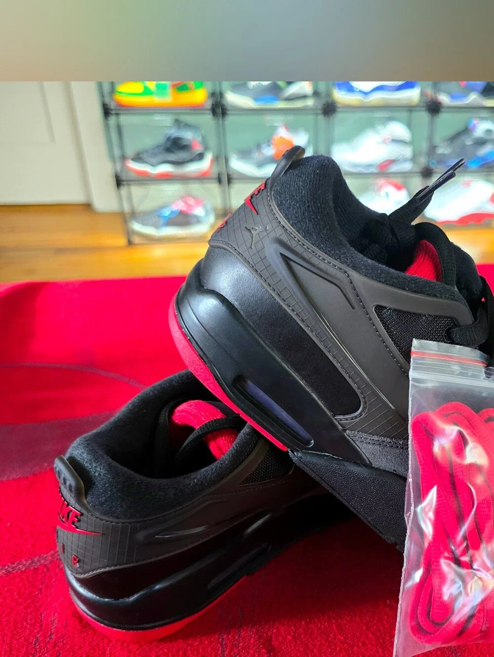 Air Jordan 4 RM Reimagined Black Varsity Red